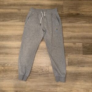 GOAT USA Gray Jogger Sweatpants Crown Goat Logo Drawstring Men's Medium